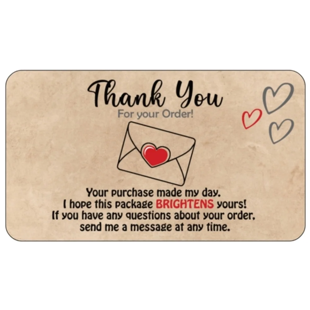 ♥️ 5x25 / 50 Thank You Cards